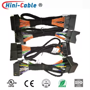 Universal 360 Camera Decoder Wiring Harness 4-Camera System Cable Assembly