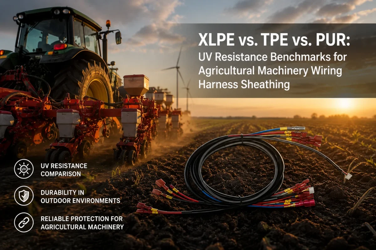 XLPE vs TPE vs PUR Agricultural Machinery Wiring Harness