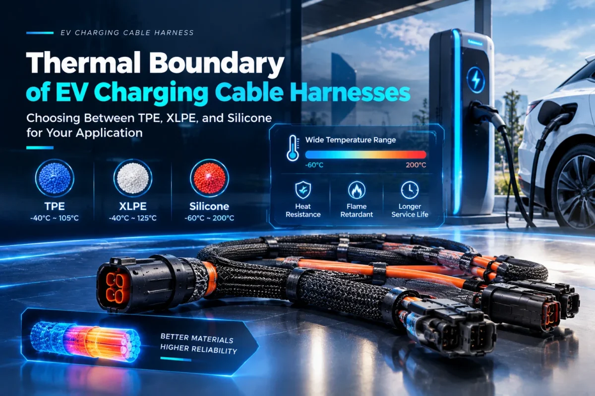 The Thermal Boundary of EV Charging Cable Harnesses